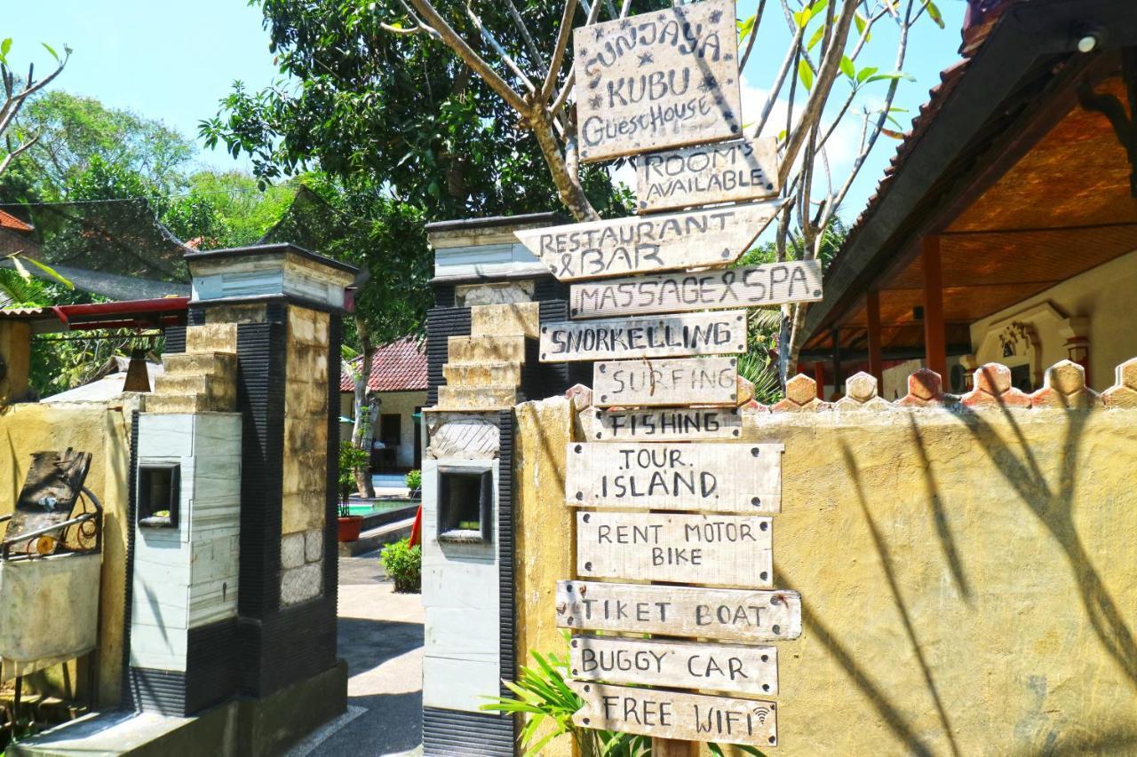 Sunjaya Kubu Guesthouse Lembongan Esterno foto